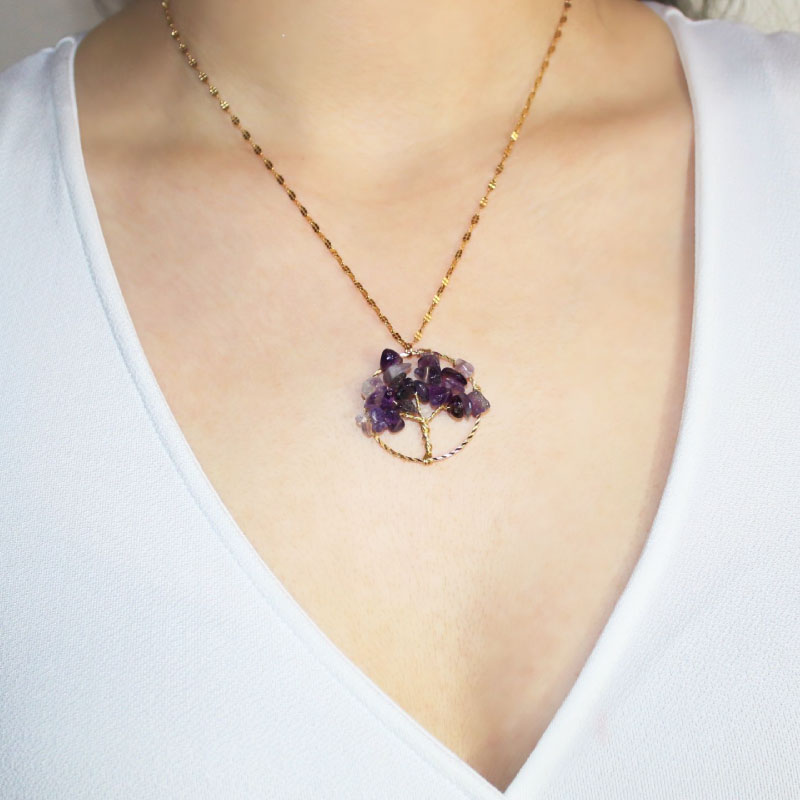 Collar Arbol de la Vida Jacaranda